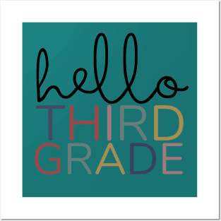 THIRD GRADE HELLO Posters and Art